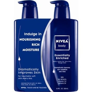 NIVEA LOTION W/ALMOND OIL 21oz