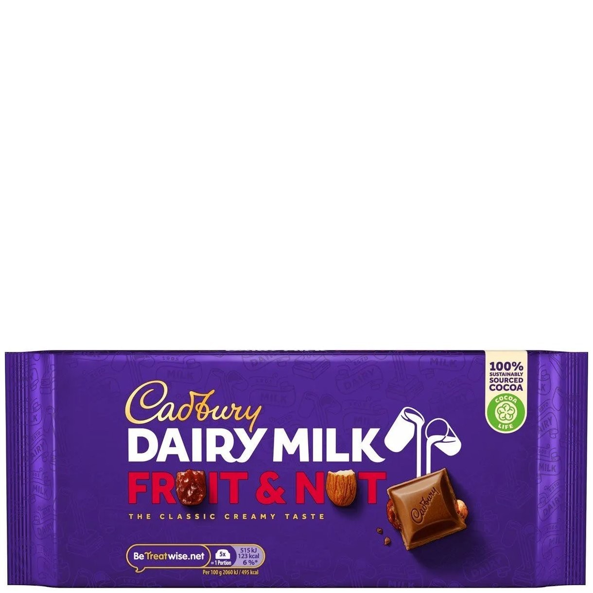 CADBURY CHOC FRUIT & NUT 180g