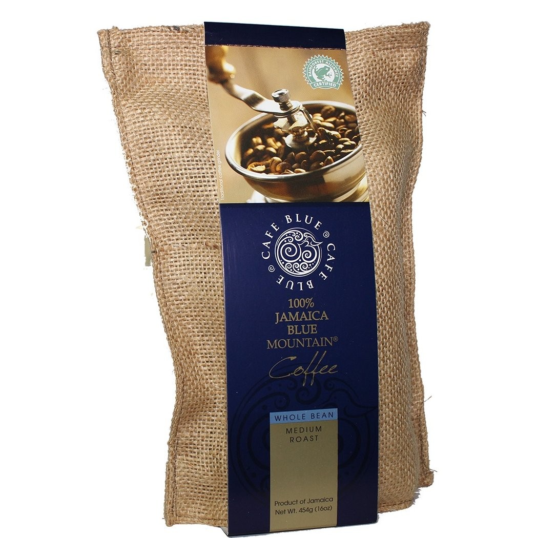 CAFE BLUE 100% JBM COFFEE BEANS 16oz