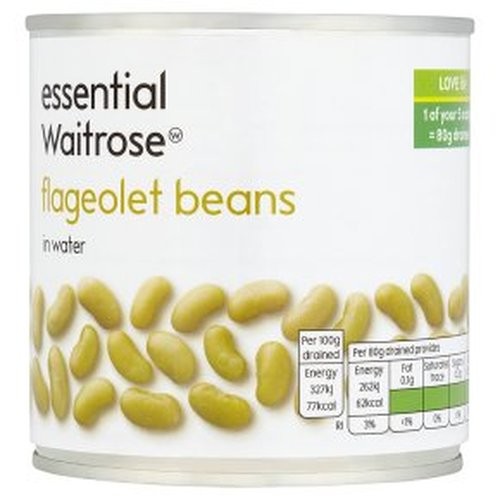 WAITROSE BEANS FLAGEOLET 400g