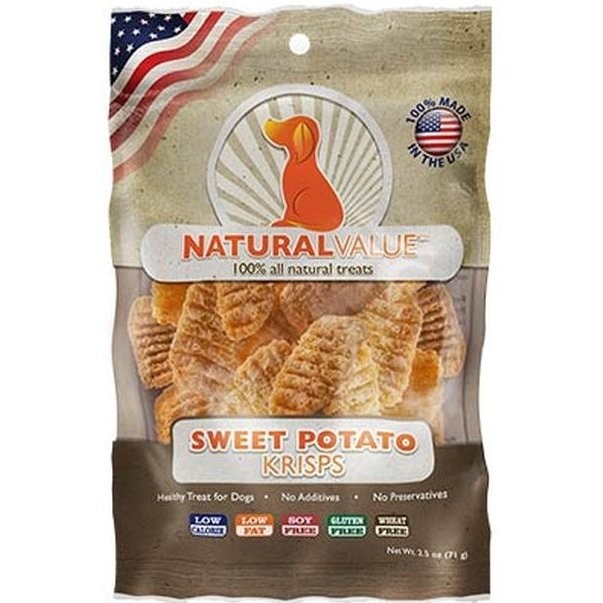 NATURAL VALUE SWEET POTATO KRISPS 2.5oz