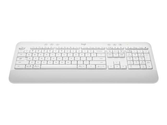 Logitech Signature K650 Wireless Keyboard with Wrist Rest - Off-white - Keyboard