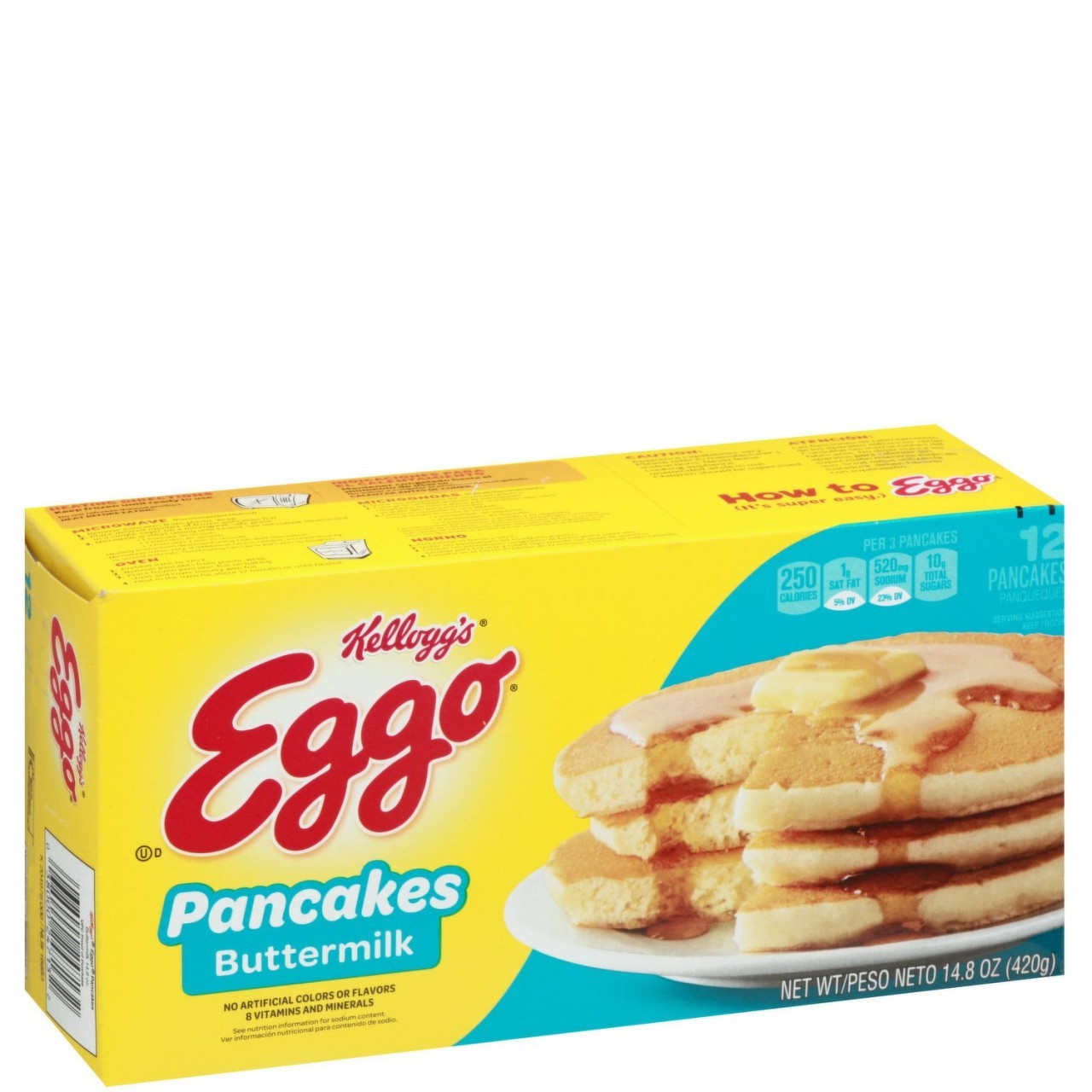 EGGO PANCAKES BUTTERMILK 420g