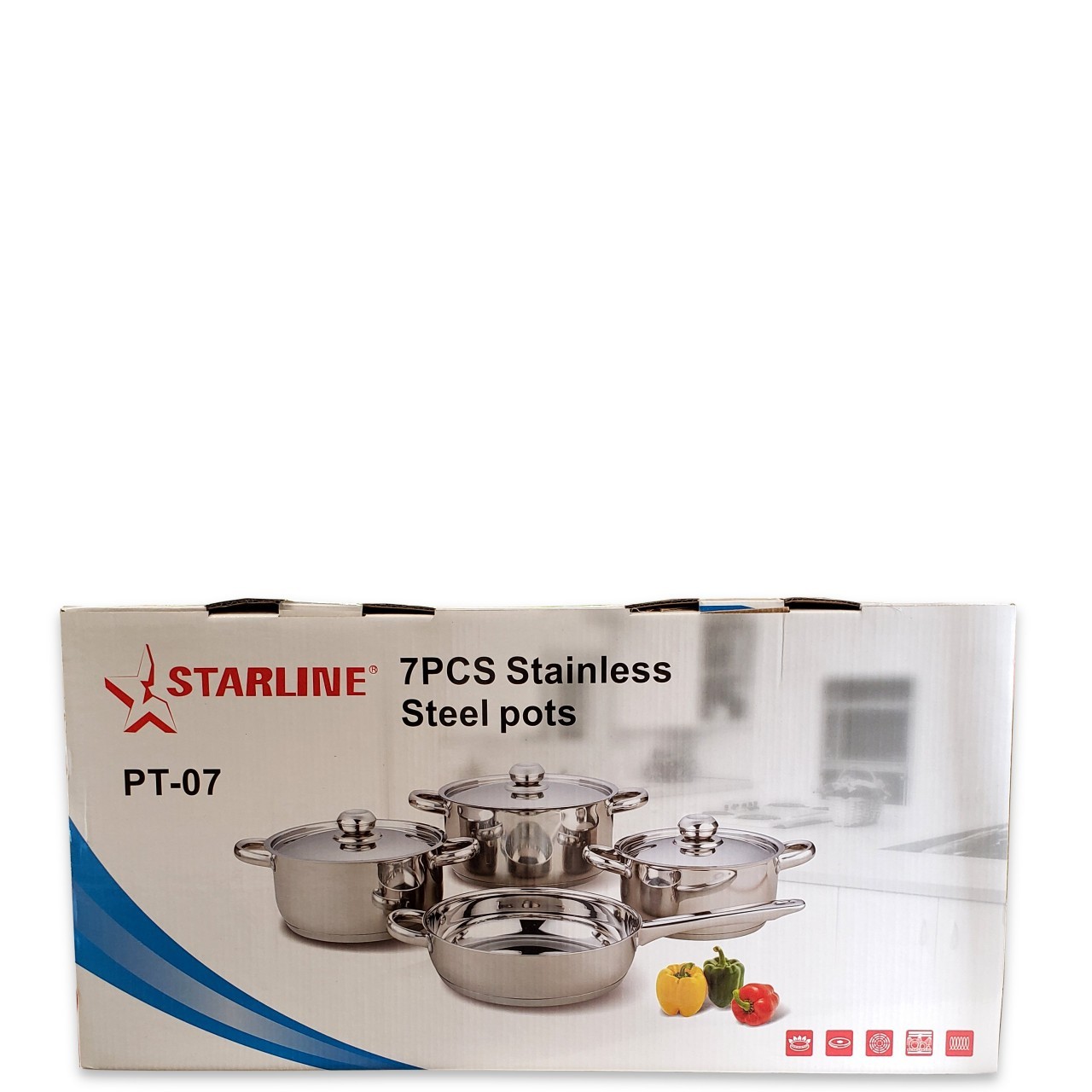 STARLINE POT SET 7pc