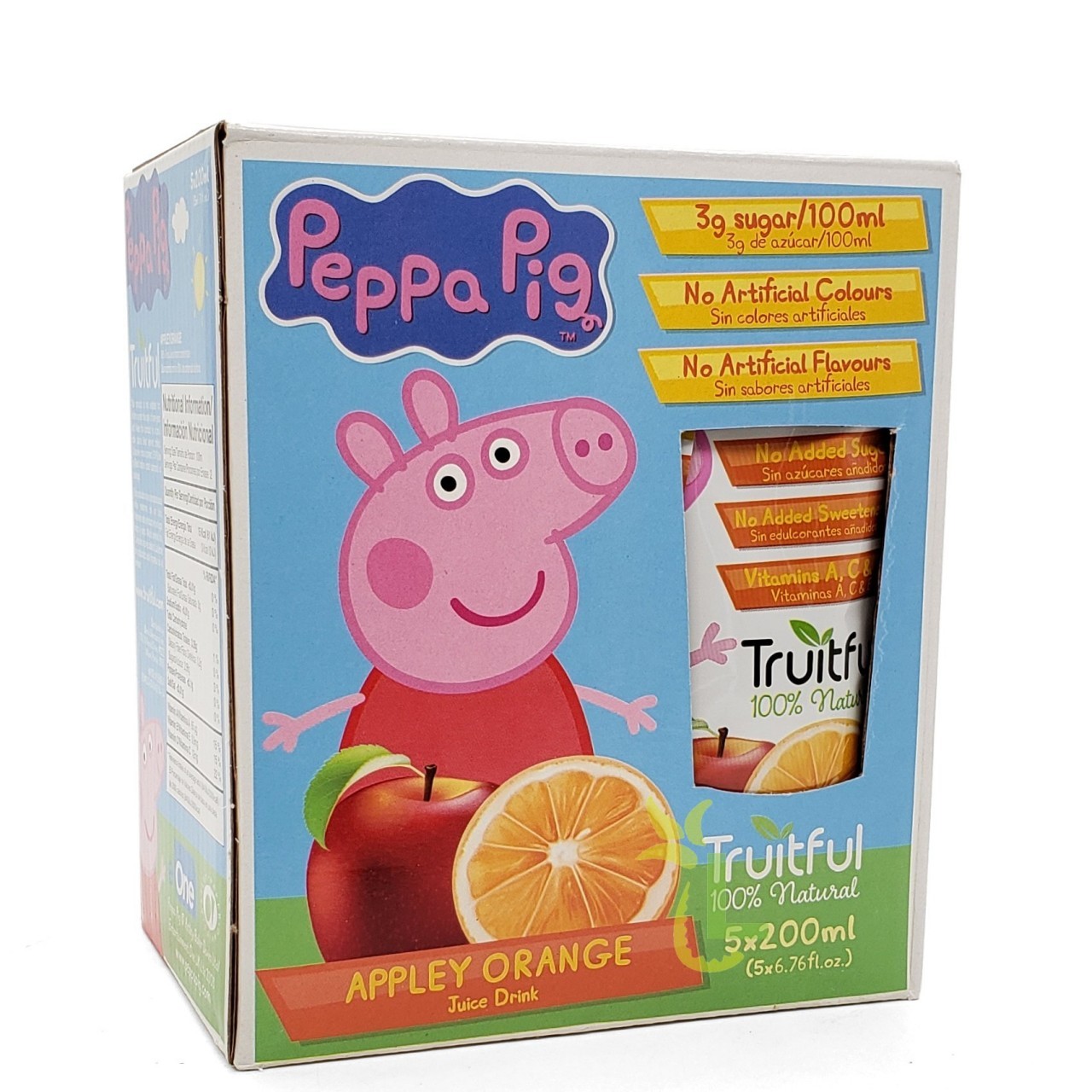 TRUITFUL PJ MASKS APPLEY ORANGE 5x200ml