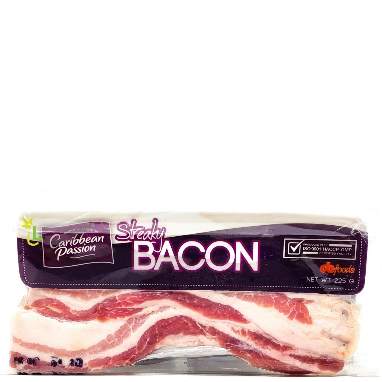 CARIB PASSION STREAKY BACON 225g