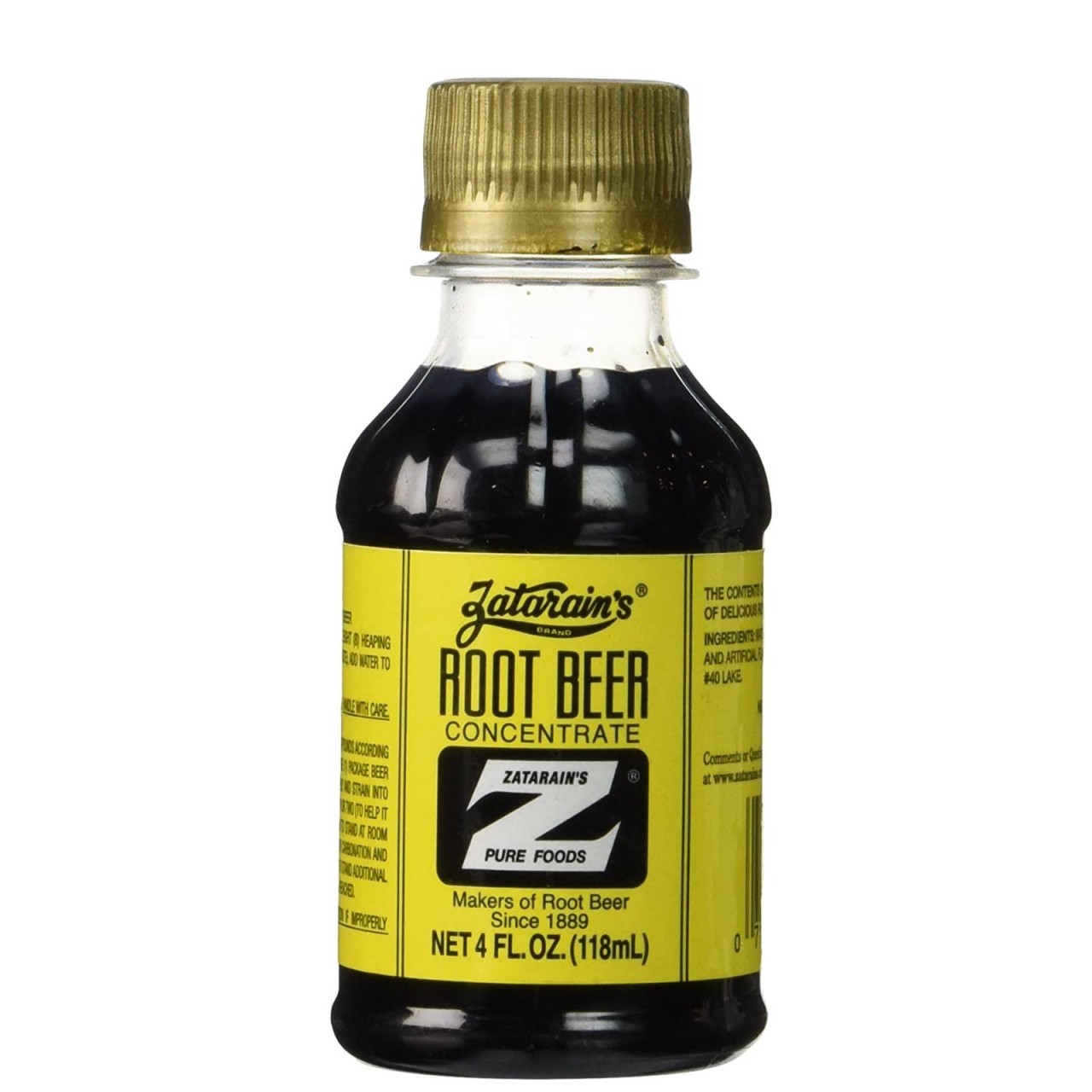 ZATARAINS ROOT BEER EXTRACT 4oz