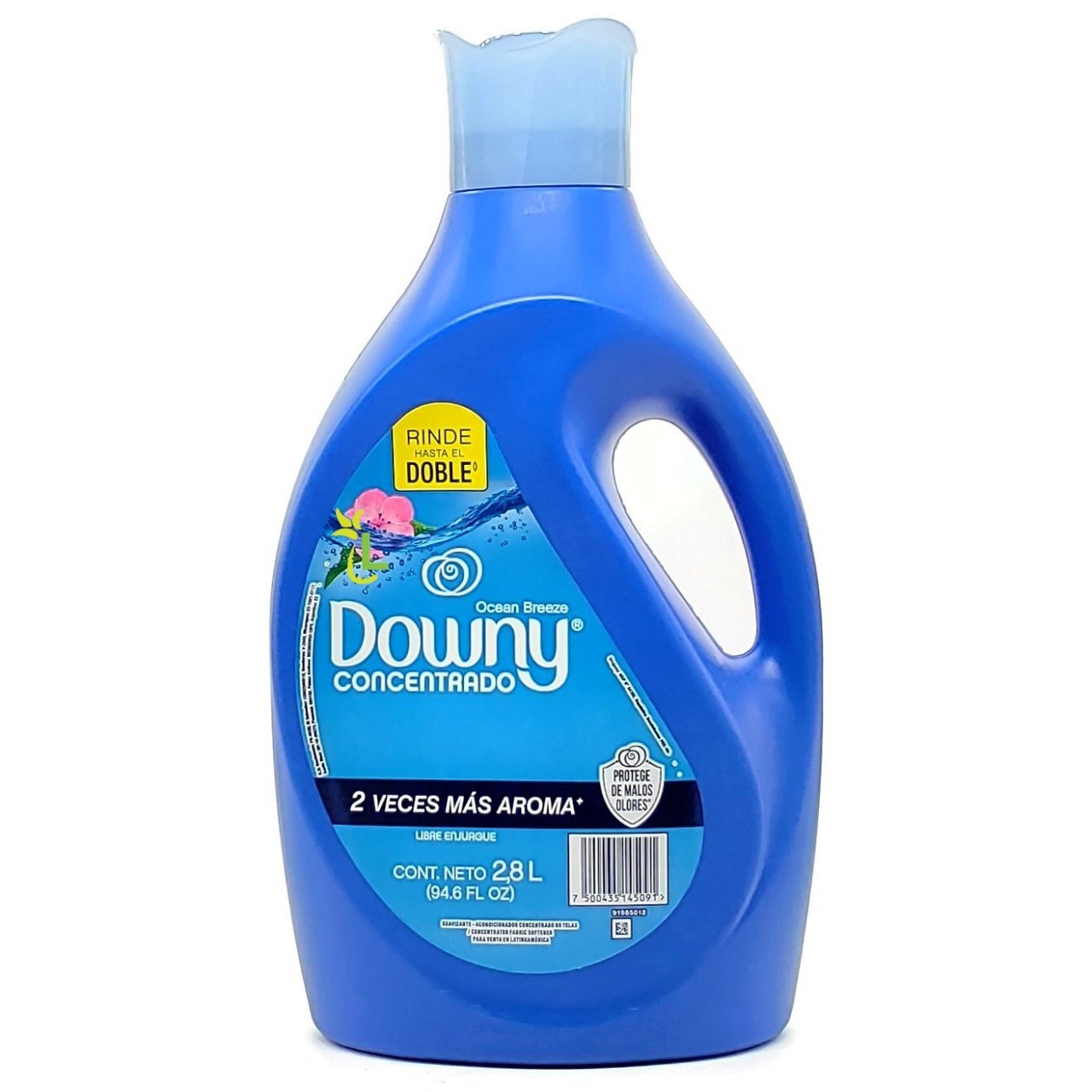 DOWNY 1 RINSE OCEAN BREEZE 2800ml
