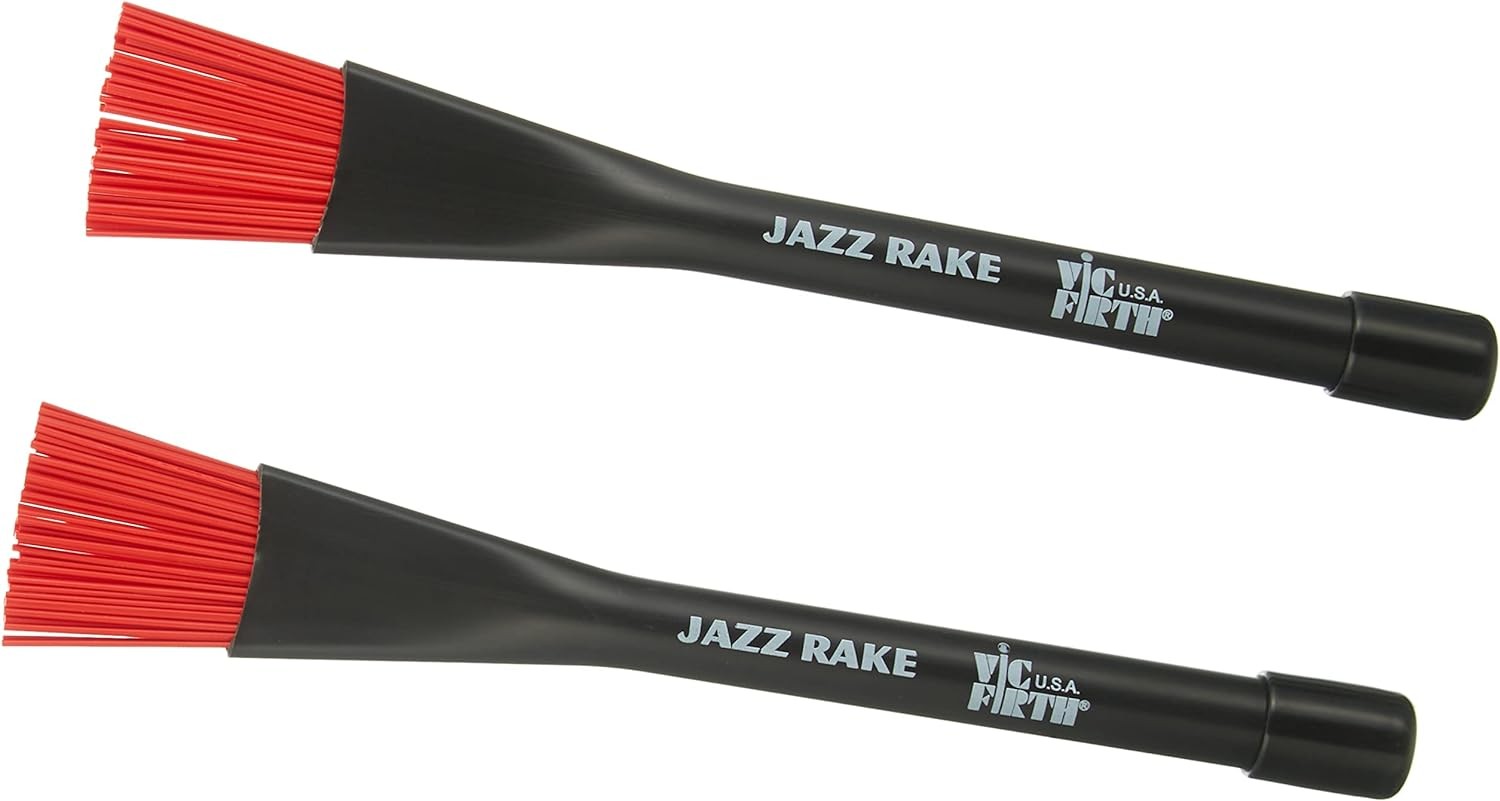 Vic Firth Jazz Rake Red Plastic