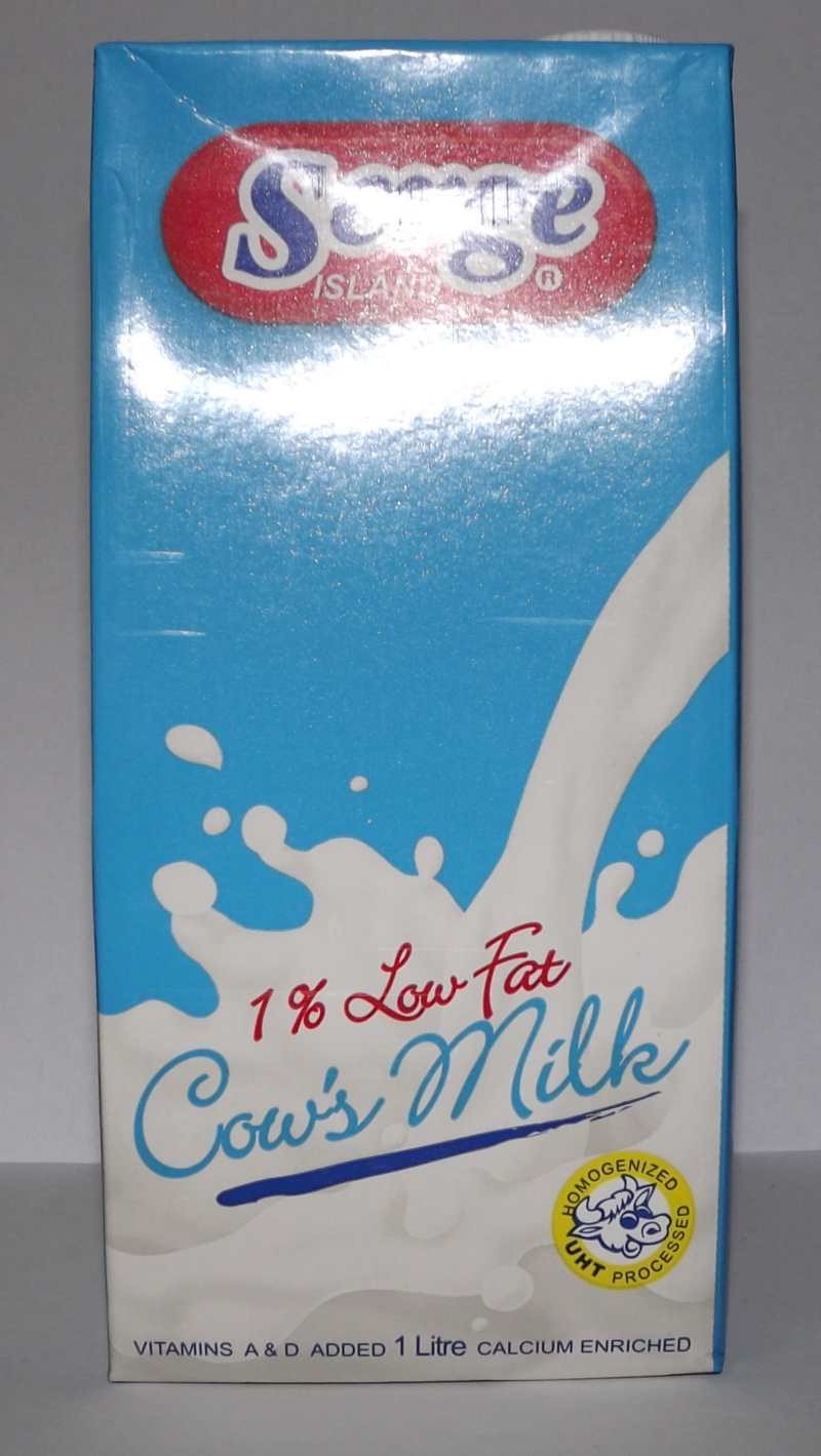 SERGE ISLAND 1% LOW FAT MILK 1LT