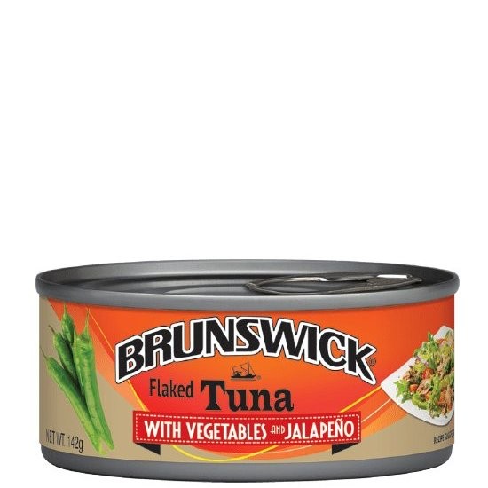 BRUNSWICK TUNA FLAKED JALAPENO 142g