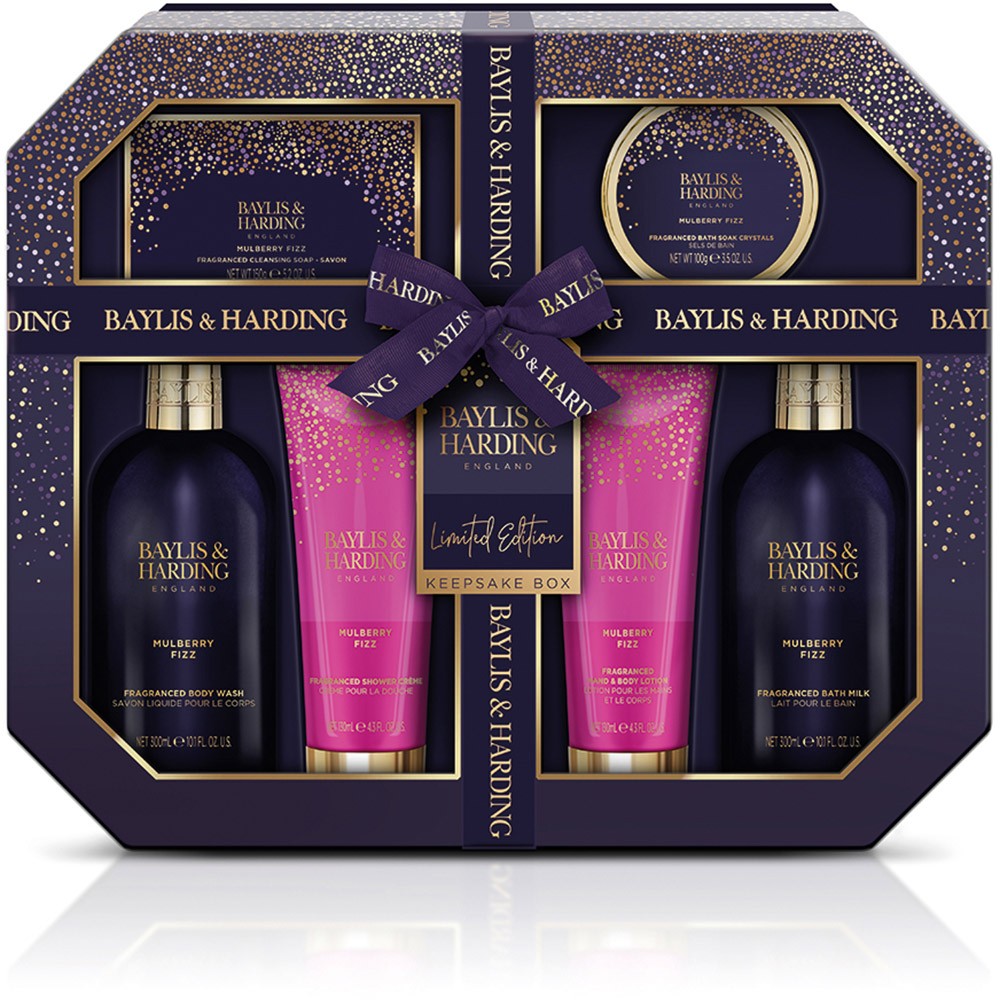 Baylis & Harding Mulberry Fizz Tray Set