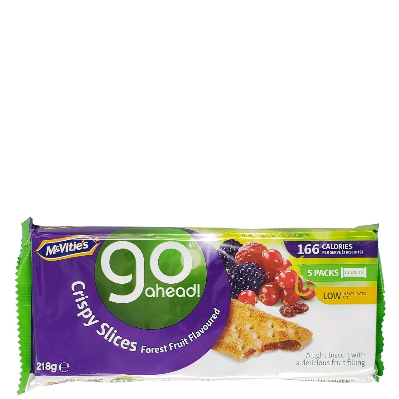 MCVITIES GO AHEAD FOREST FRUIT 218g