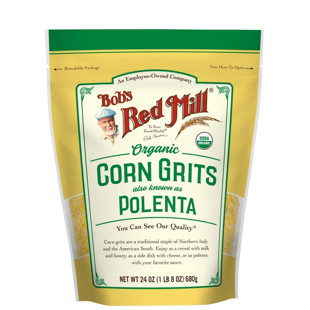 BOBS RED MILL CORN GRITS POLENTA 24oz