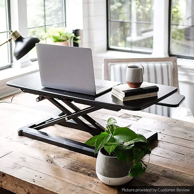 VIVO 32 inch Desk Converter, Height Adjustable Riser