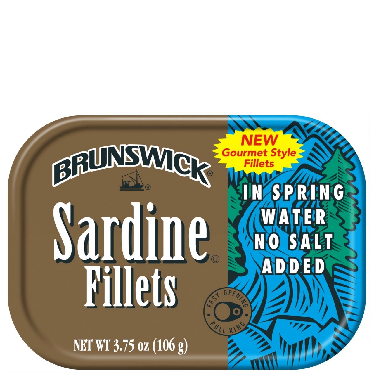 BRUNSWICK SARDINE FILLET WTR NO SLT 106g