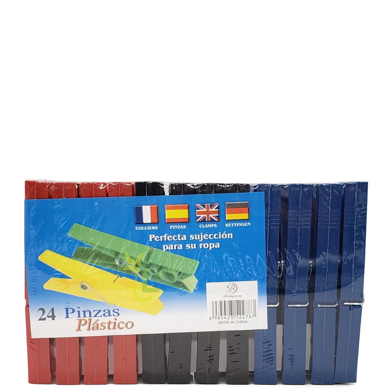 BLESSING ON ME CLOTHES PEGS PLASTIC 24ct