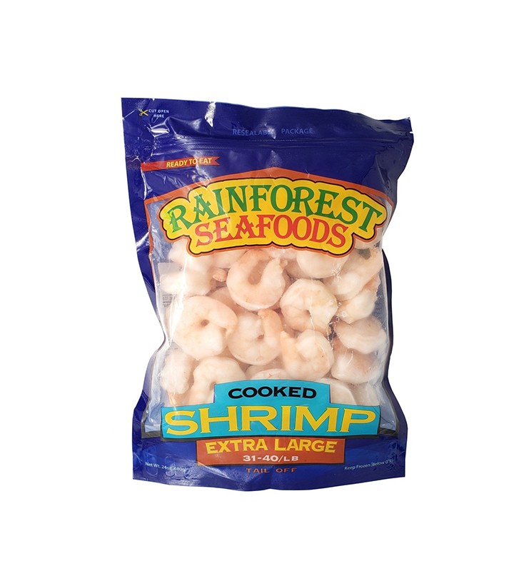 RAINFOREST SHRIMP COOKED XLGE 31-40 340G