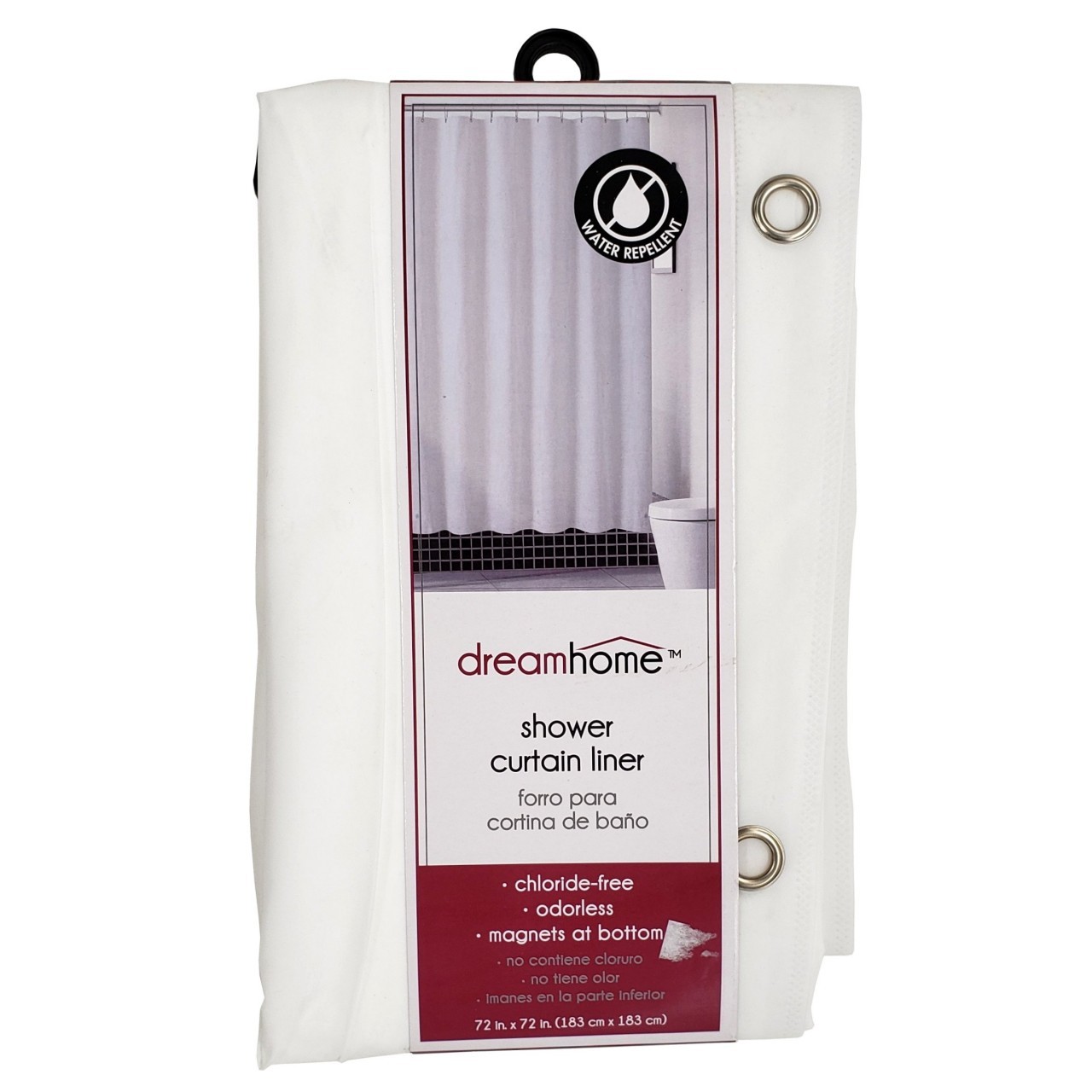 DREAM HOME SHOWER CURTAIN LINER 1ct