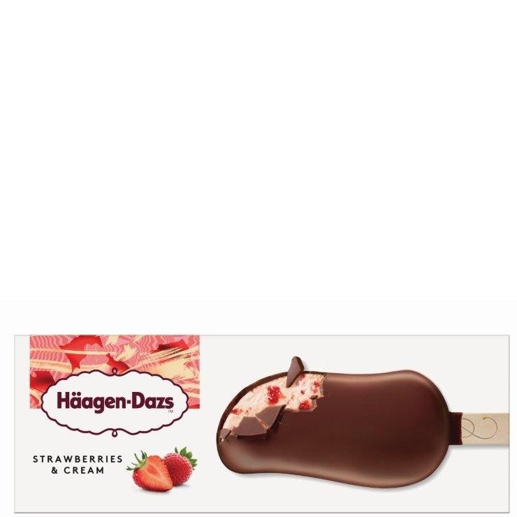 HAAGEN DAZS STRAWBERRIES &CREAM BAR 80ml