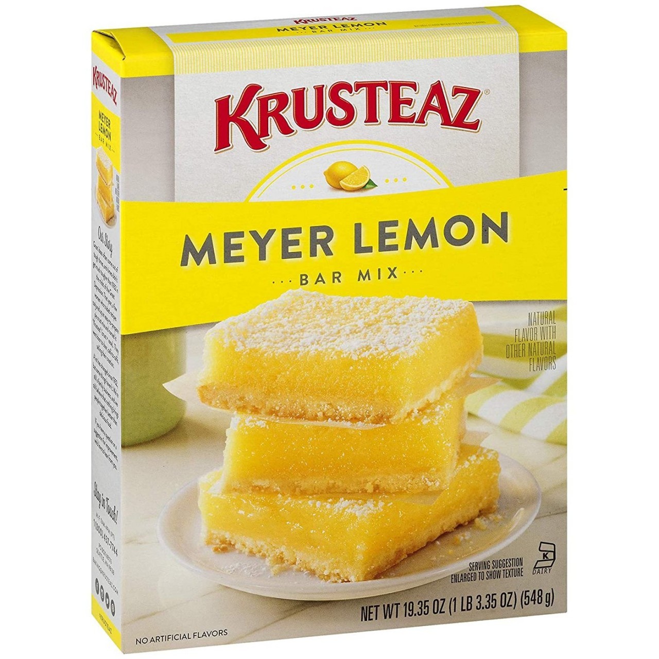 KRUSTEAZ LEMON BAR MIX 19.35oz