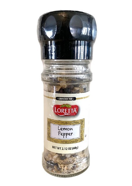 LORETTA GRINDER LEMON PEPPER 2.oz