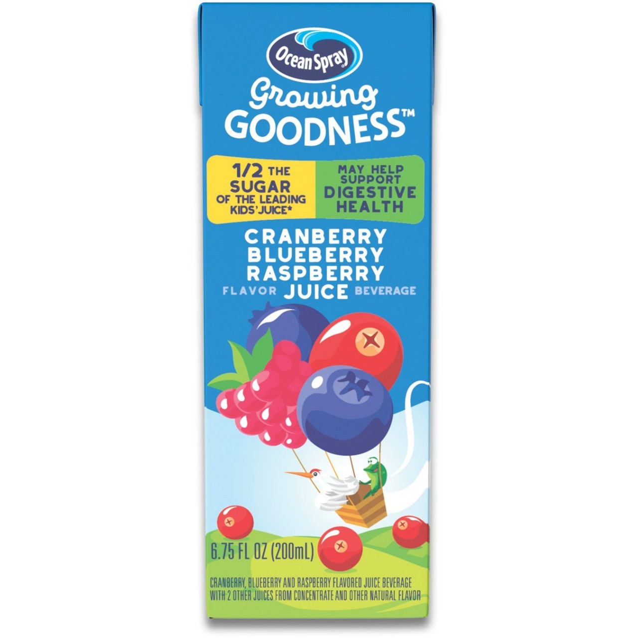 OCEAN SPRAY CRAN BLUEBERRY RASP 200ml