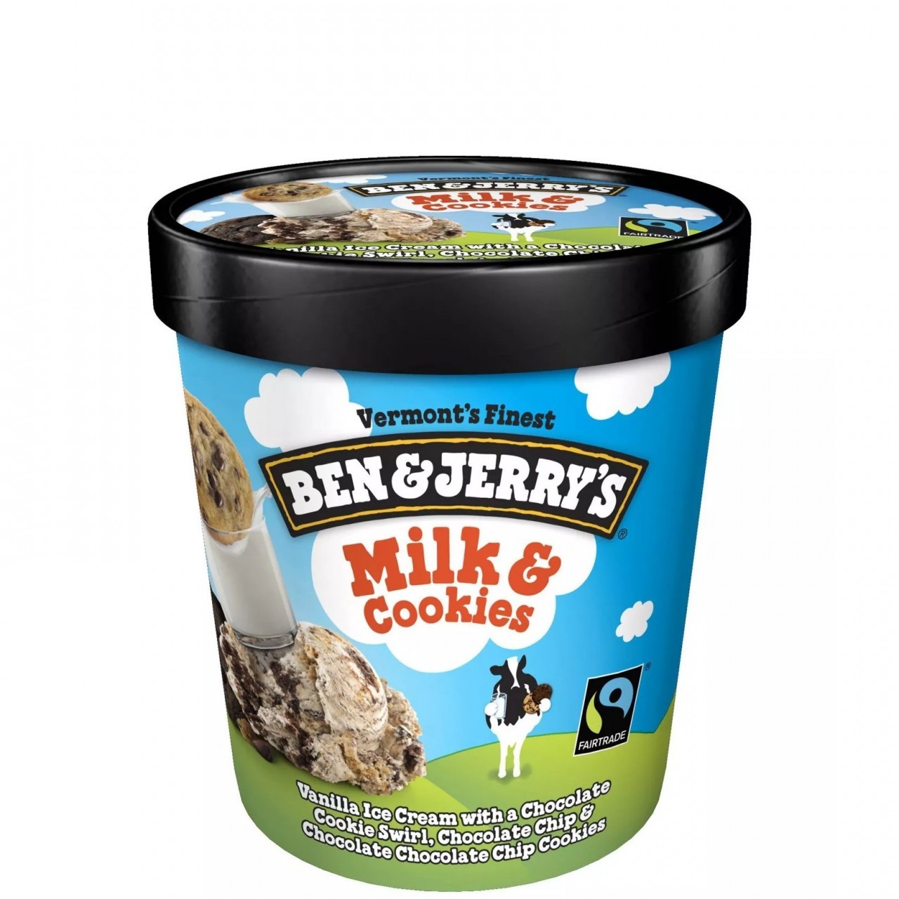 BEN & JERRY MILK & COOKIES 473ml