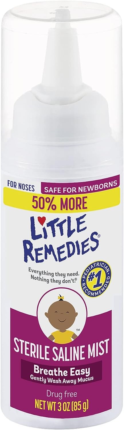 Little Remedies Sterile Saline Mist 3OZ
