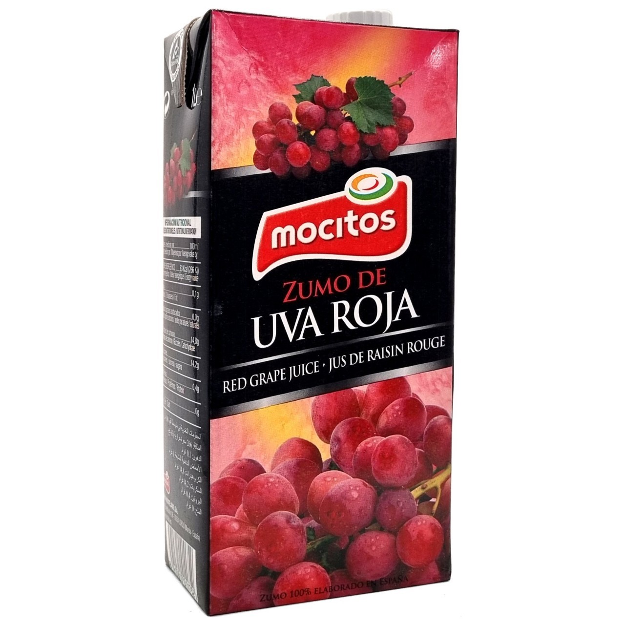 MOCITOS 100% JUICE RED GRAPE 1L
