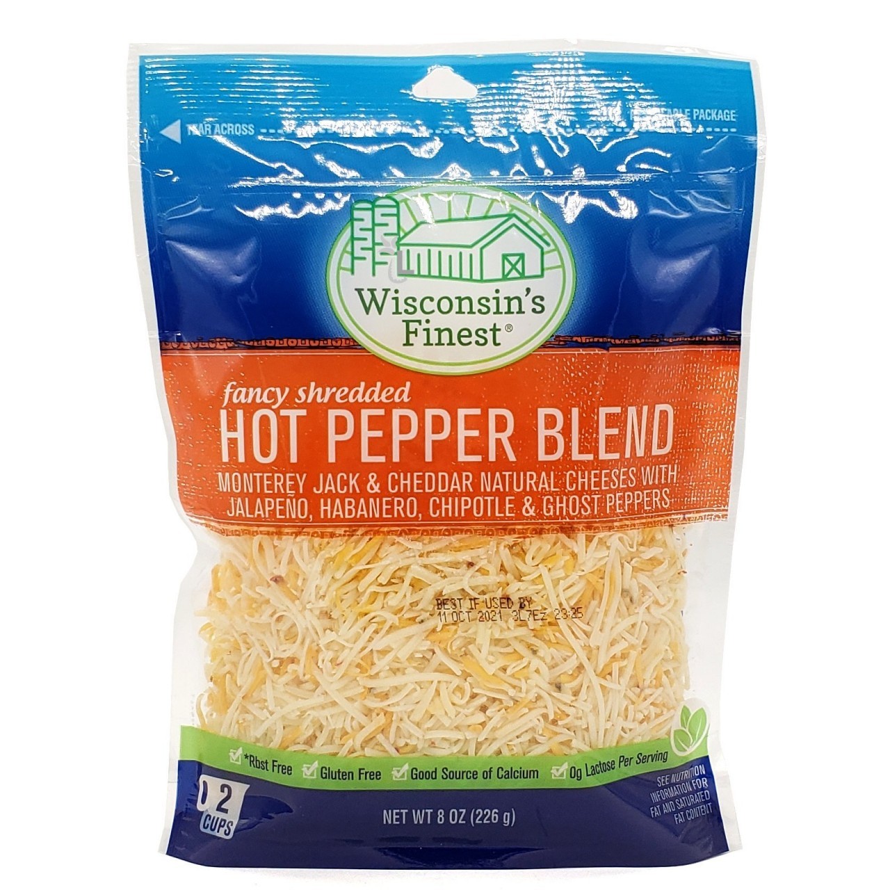 WISCONSIN FINEST SHRED HOT PEP BLEND 8oz