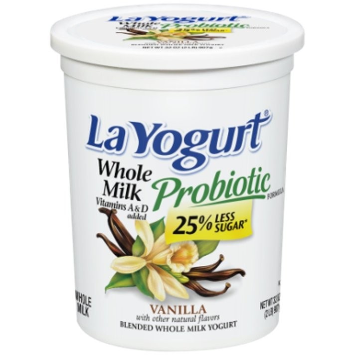 LA YOGURT WHOLE MILK VANILLA 32oz