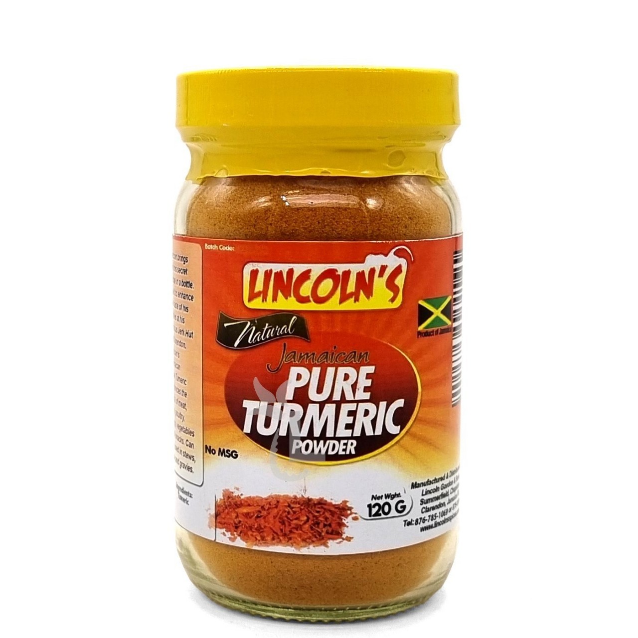 LINCOLNS TURMERIC POWDER 120g