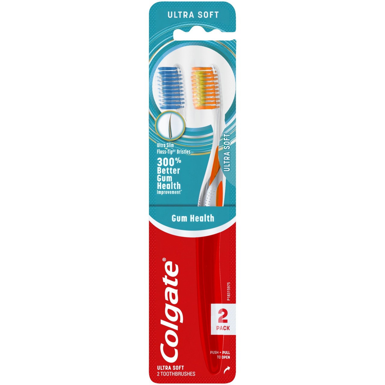 COLGATE T/BRUSH GUM HEALTH 2pk