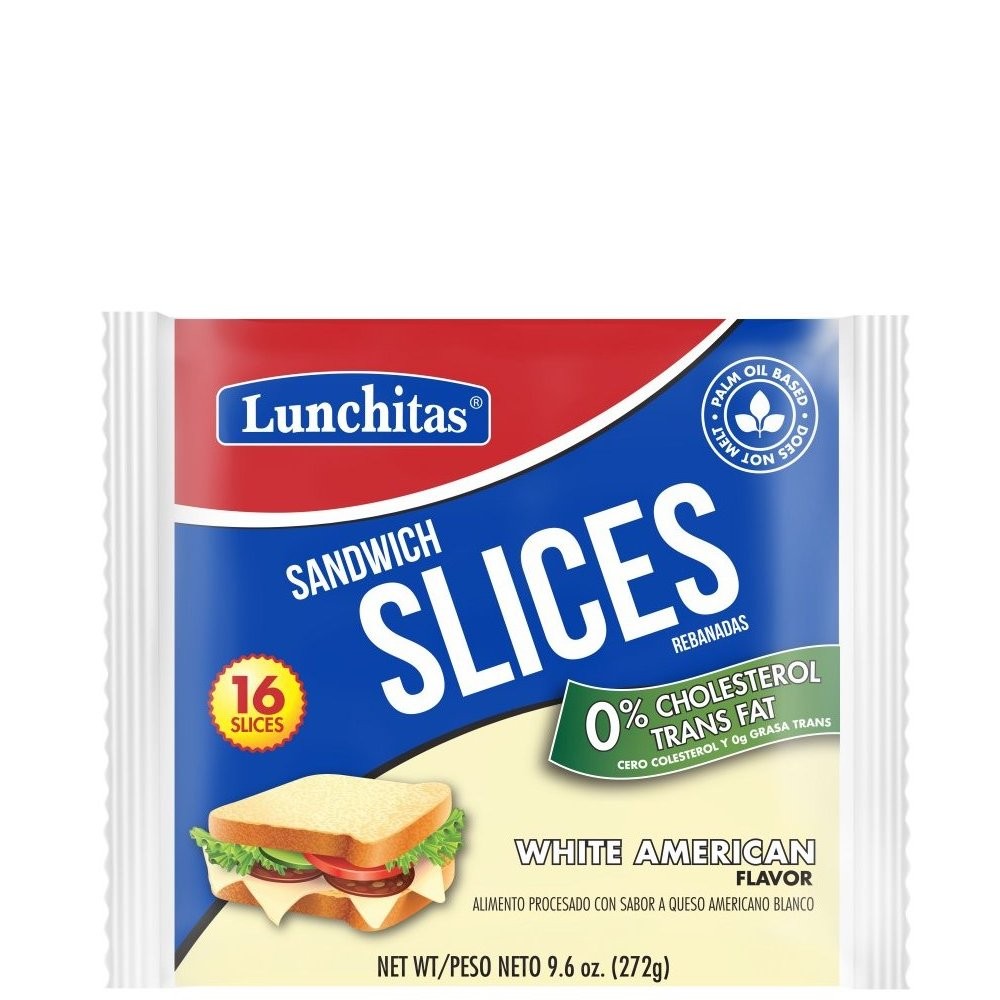 LUNCHITA SLICES WHITE AMERICAN 9.5oz
