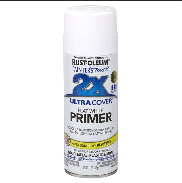 12oz White Primer Ultra Cover 2X Spray Paint