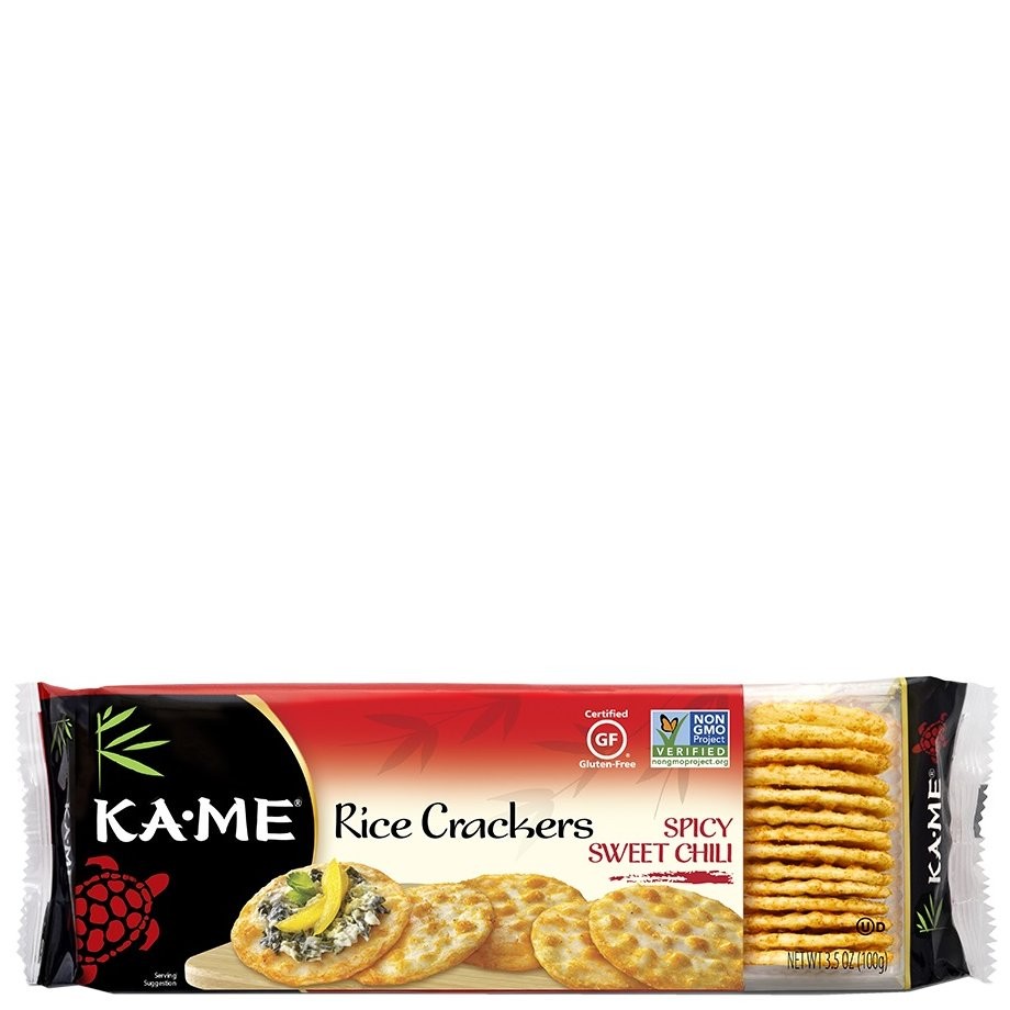 KAME RICE CRACKERS SWEET CHILI 3.5oz