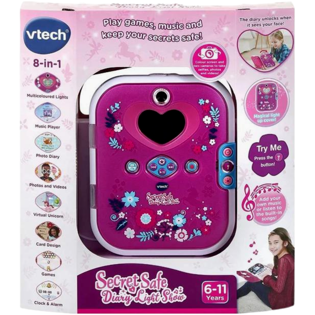 vtech Secret Safe Diary Light Show, 6-11 years
