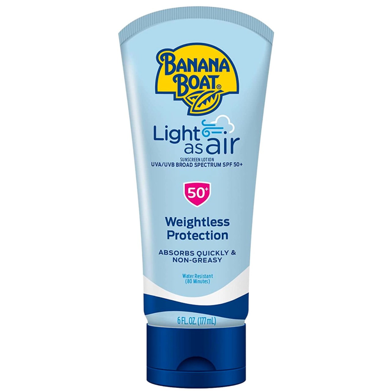 BANANA BOAT LIGHT FACE LOTION SPF50 6oz