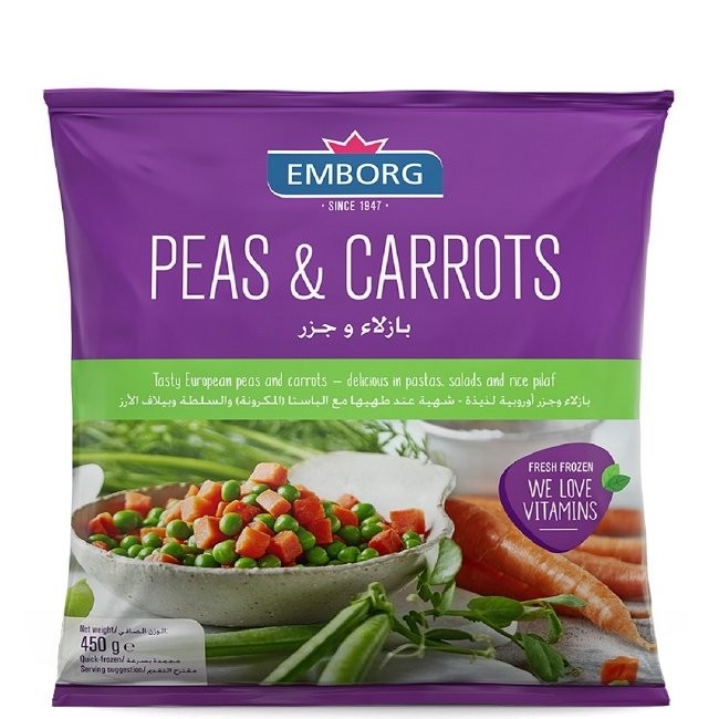 EMBORG PEAS & CARROTS 450g