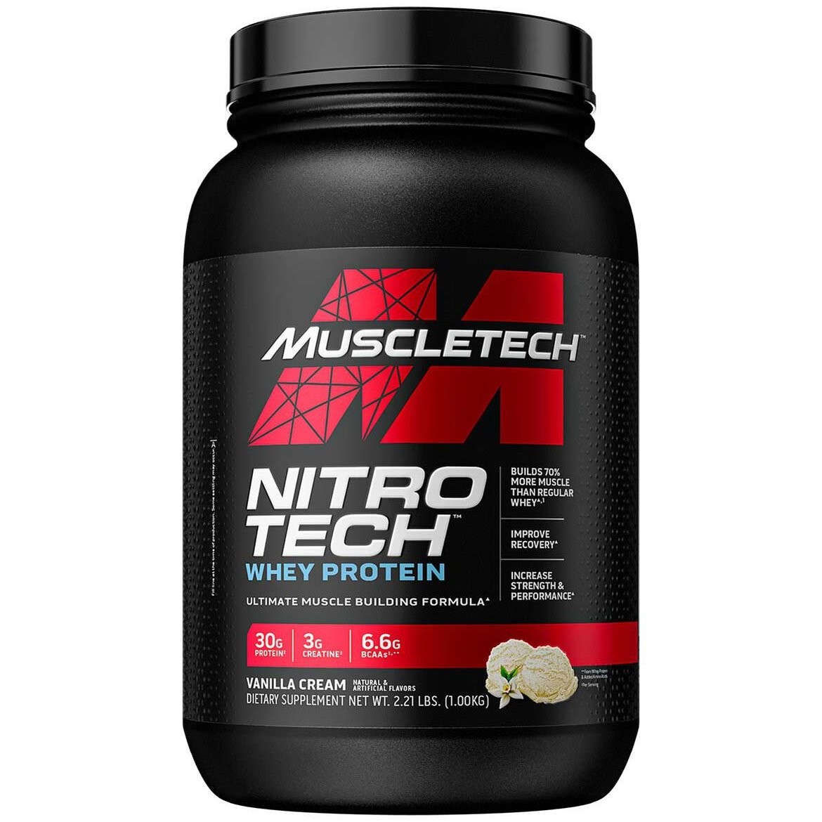 NITRO TECH WHEY PROTEIN VANILLA CRM 1kg