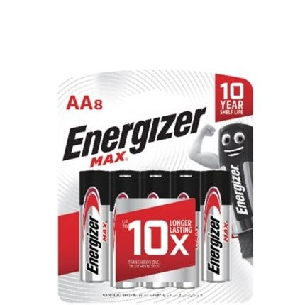 ENERGIZER MAX AA 8s