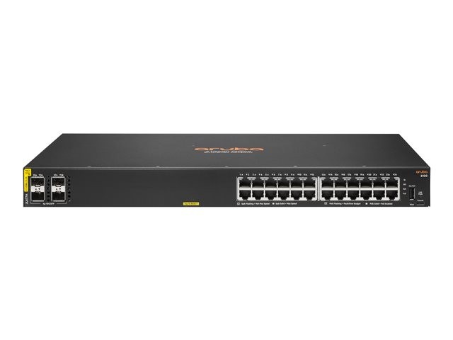 HPE Aruba 6100 24G Class4 PoE 4SFP+ - Switch - managed