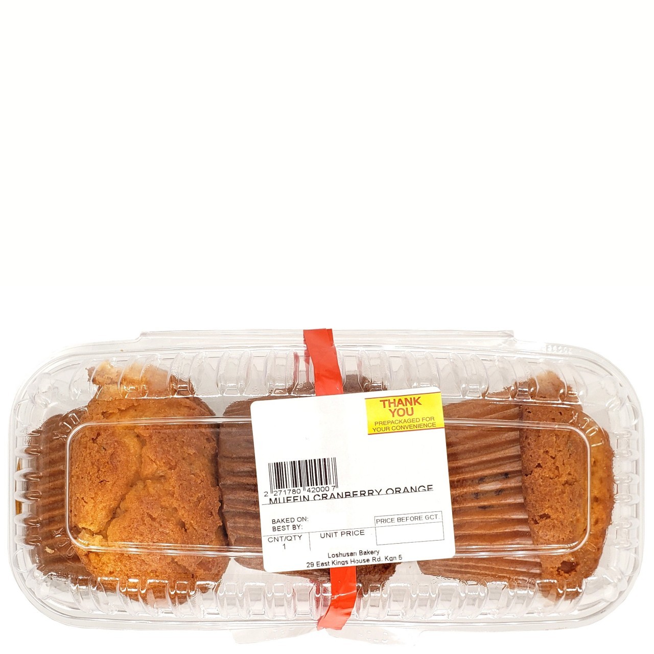 MUFFINS CRANBERRY ORANGE LG 3ct