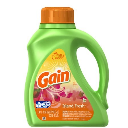 GAIN LIQUID DETERGENT ISLAND FRESH 50oz