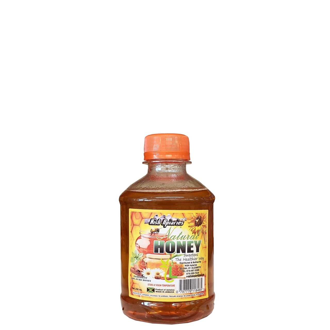 NISH APIARIES NAT JAMAICAN HONEY 250ml