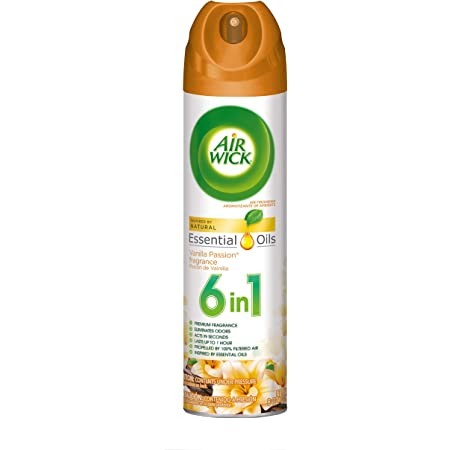 Air Wick Aerosol Spray, Air Freshener, Vanilla Passion 8 oz