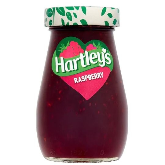 HARTLEYS JAM RASPBERRY 300g