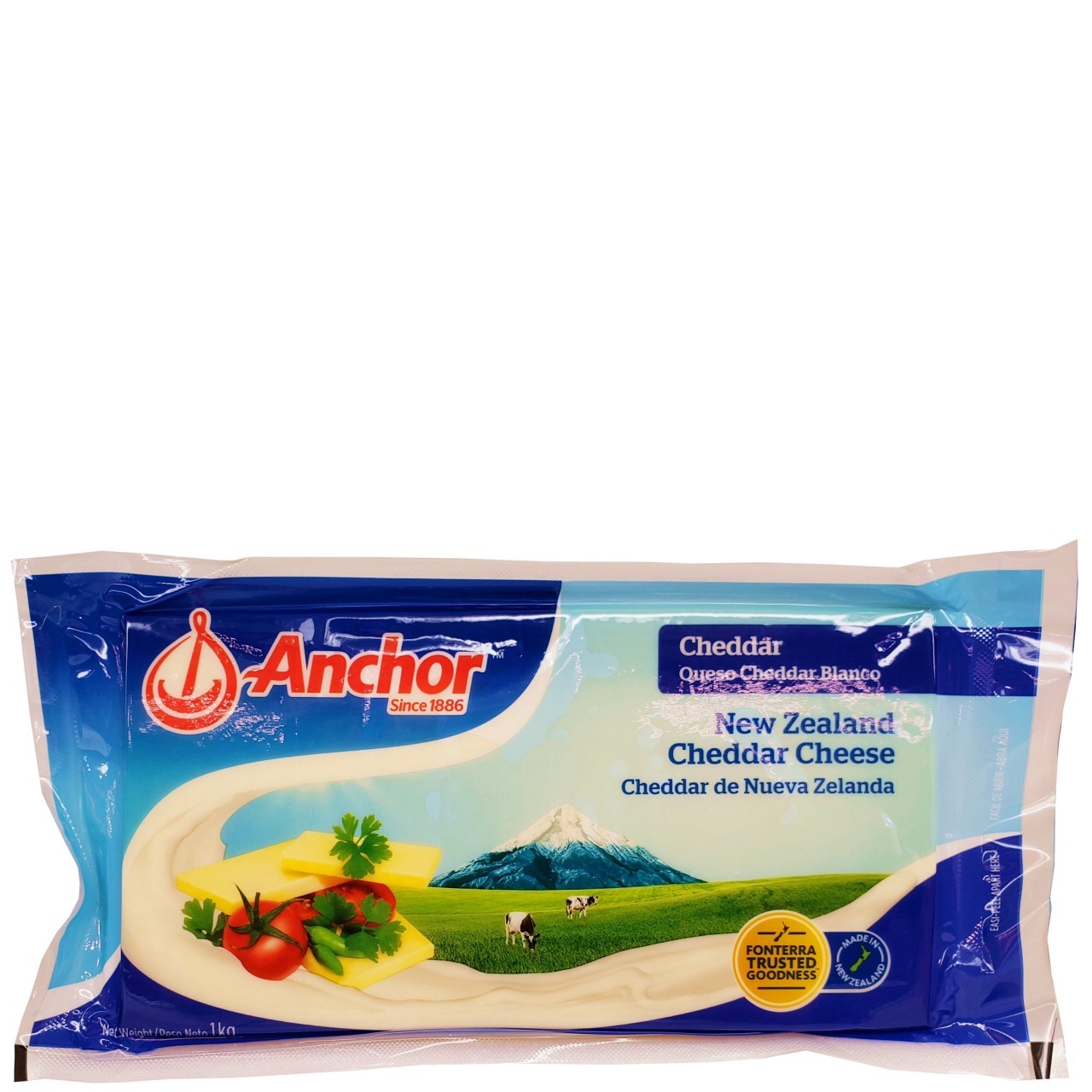 ANCHOR CHEDDAR WHITE 1kg