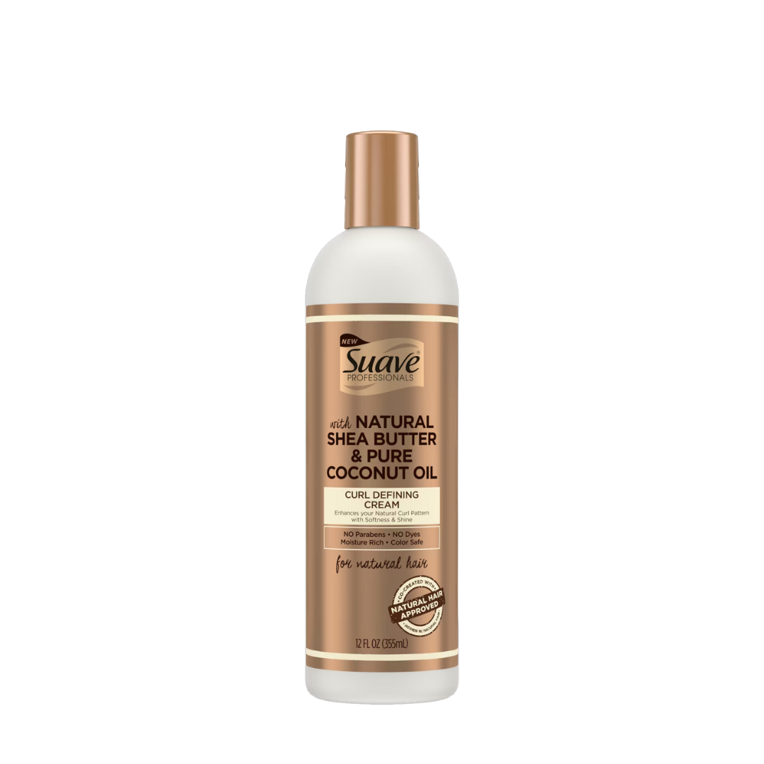 Suave Curl Defining Cream w/ Natural Shea Butter and Coconut Oil, 12oz